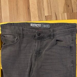 Restricted Charcoal Slim Fit Jeans